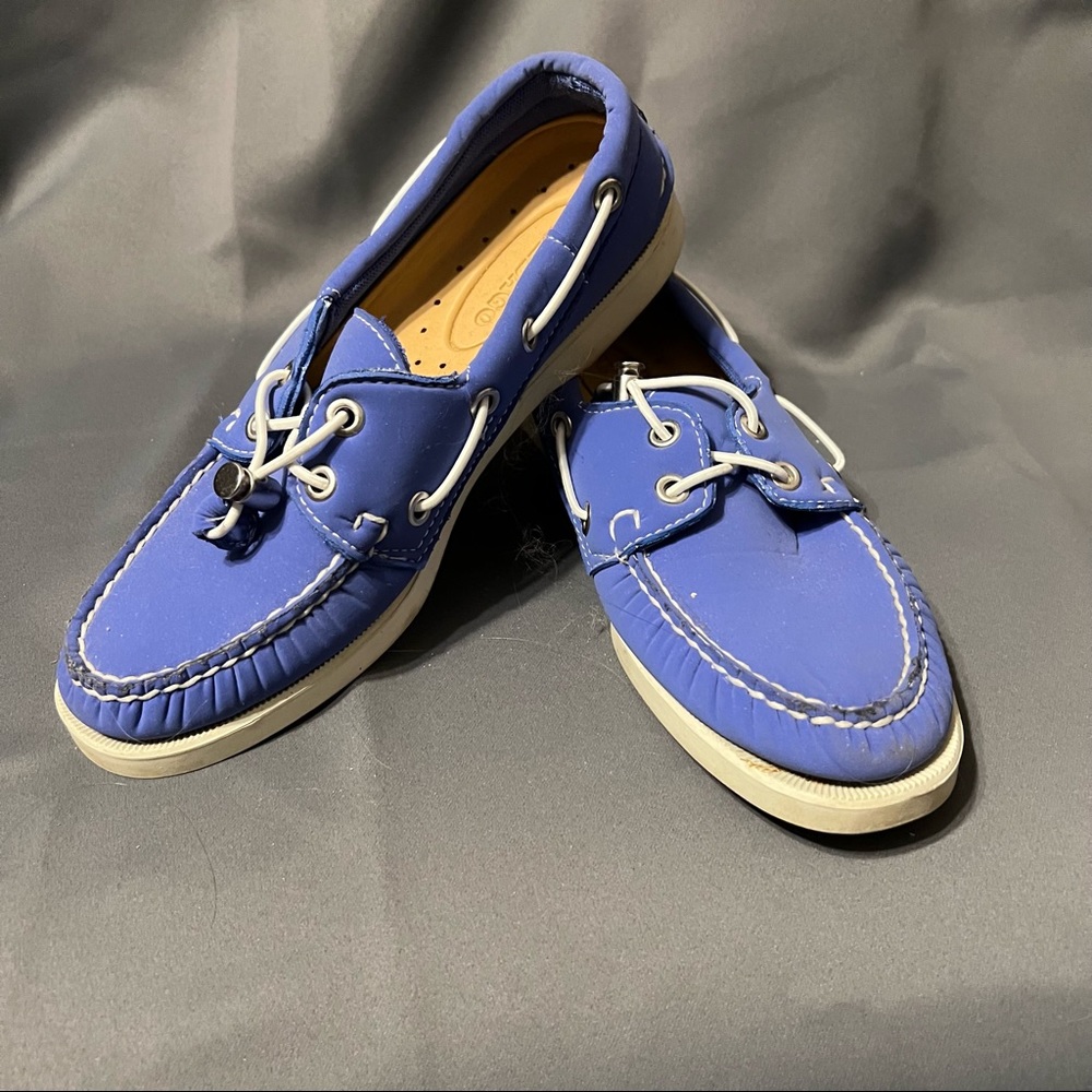 Sebago Dockside Neoprene Woman’s Size 6 in Blue